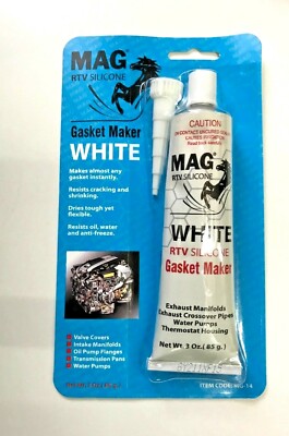 WEISS RTV SILIKON HOCHTEMPERATUR 650F DICHTUNG DICHTSTOFF HERSTELLER 85G TUBE