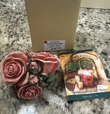 Harmony Kingdom "Double Pink Rose" Limited Edition /5000  & Signed