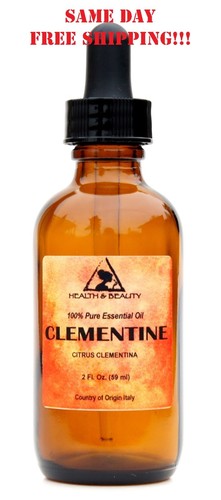 CLEMENTINE ESSENTIAL OIL ORGANIC AROMATHERAPY NATURAL PURE DROPPER 2 OZ, 59 ml - Picture 9 of 12