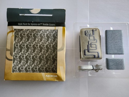 Zeldzame Grijze Cover Set voor Nokia 7200 & compatibele telefoons - Photo 2/4