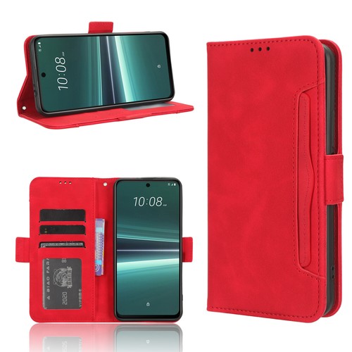 For HTC U23 Pro 5G, Luxury Separable Card Slot Leather Wallet Stand Case Cover - Picture 19 of 29