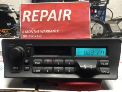 JAGUAR 1995-1997 AJ9500A STEREO RADIO AM-FM CASSETTE DBC 10427 REPAIR SERVICE