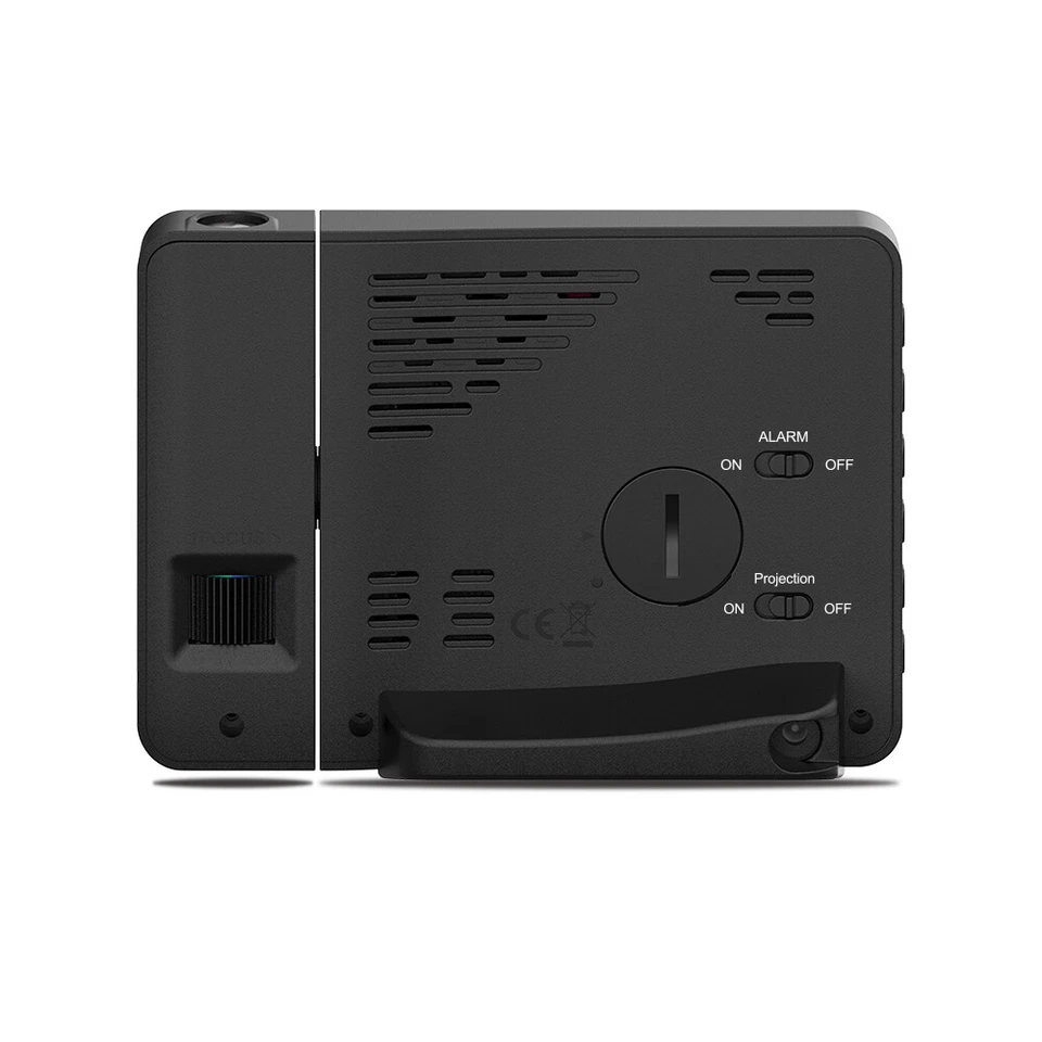 Baldr Projection Alarm Clock Radio-controlled Atomic Time Adjustable Projector - Image 3 of 4