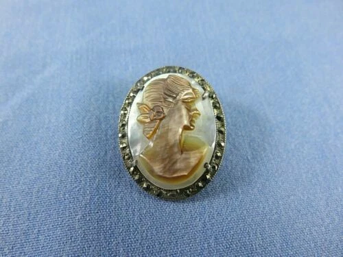 Marcasite Marcasite Costume Brooches