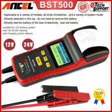 12V 24V Heavy Duty Truck Car Battery Tester Diagnostic Test Tool With Printer