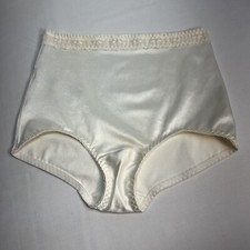 White Sopre Lingerie Control Panties w/Lace-Trim Size XL