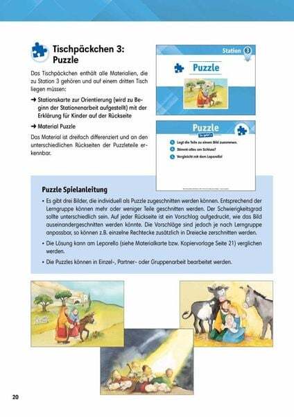 Thumbnail - Arbeitsmaterial Grundschule. Stationenlernen Religion: Jesus Wird