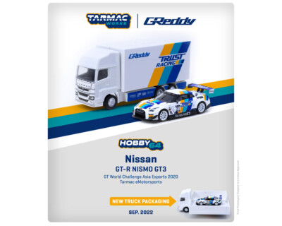 Tarmac Works 1:64 Nissan GT-R NISMO GT3 GT #21 Greddy with Plastic
