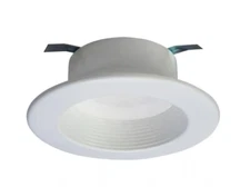 Halo RL 4 in. White Bluetooth Smart LED Recessed Ceiling Light Trim, Tunable CCT