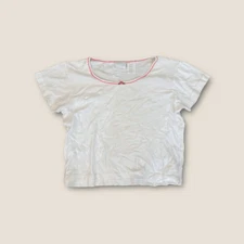 Secret Treasures Short Sleeve Pajama Top White Large