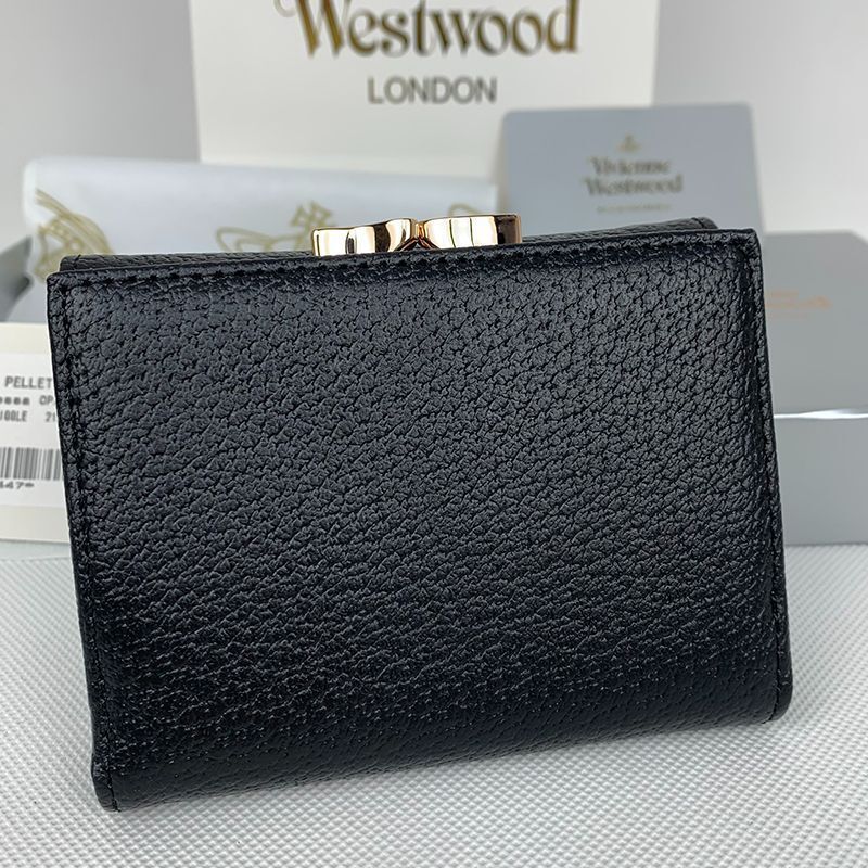 see description 4colors Vivienne Westwood Tri-fold Wallet, Clasp