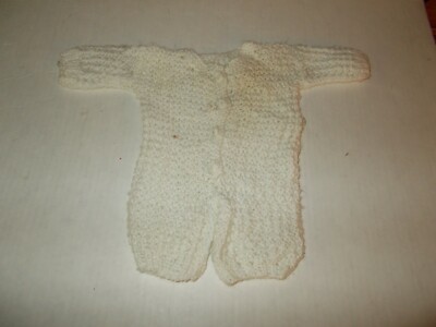 fits CABBAGE PATCH KIDS TODDLER KNIT WHITE OUTFIT