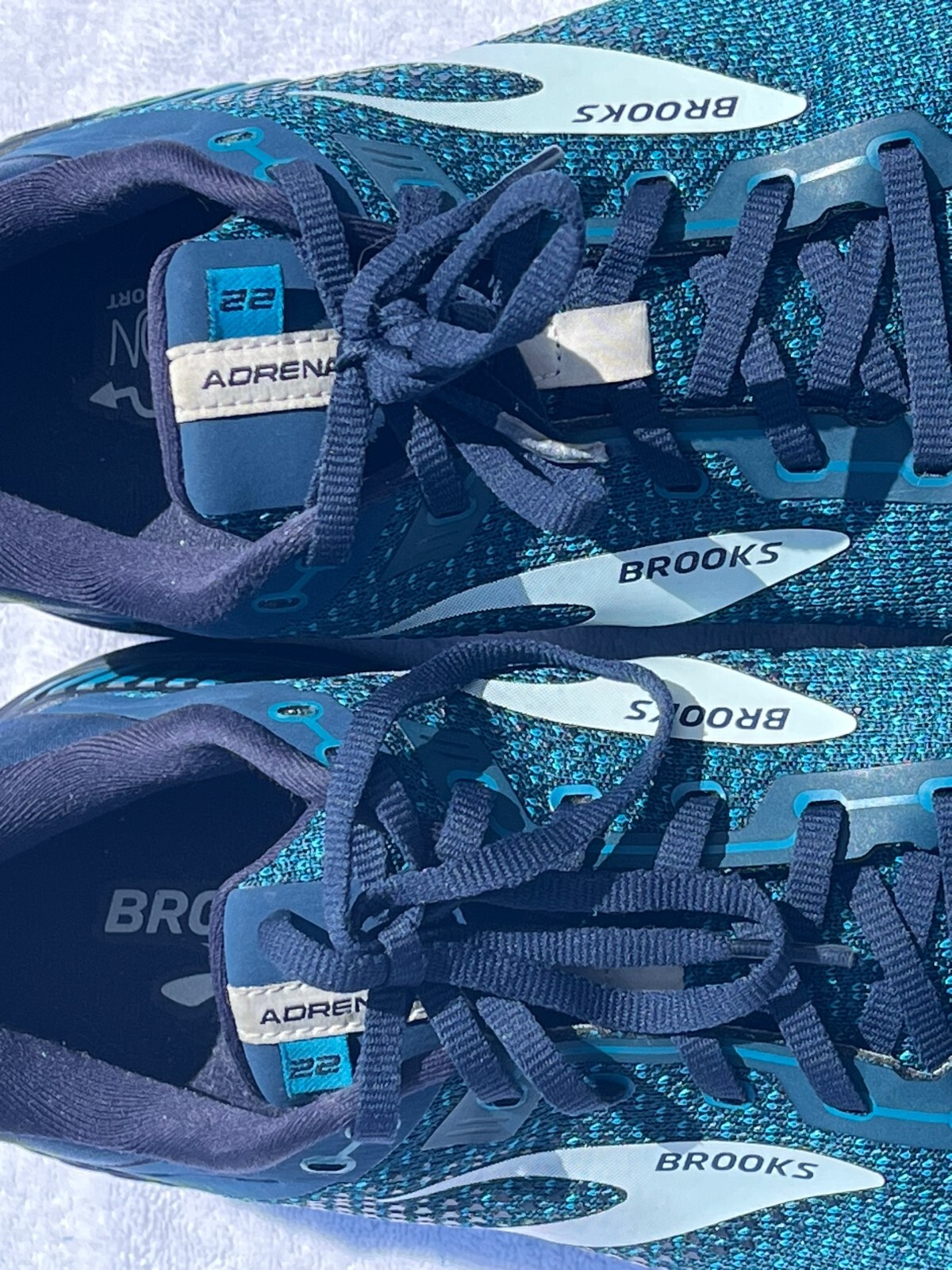 Brooks Adrenaline GTS 22 Men Size 13 D Sneakers Titan/Teal/Grey 1103661D445 eBay