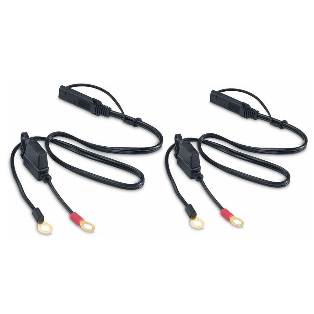 2x SAE Quick Disconnect Ring Battery Fused Terminal Harness Motorcycle Car A668