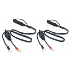 2x SAE Quick Disconnect Ring Battery Fused Terminal Harness Motorcycle Car A668
