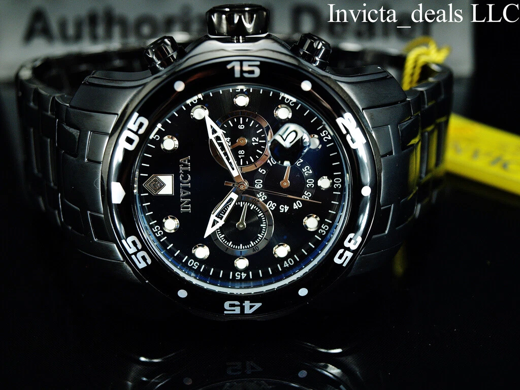 Buy INVICTA Pro Diver 48 mm Black Dial Stainless Steel Analogue