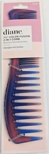 Diane 7.5" Color Fusion 2-In-1 Detangler Finishing Comb