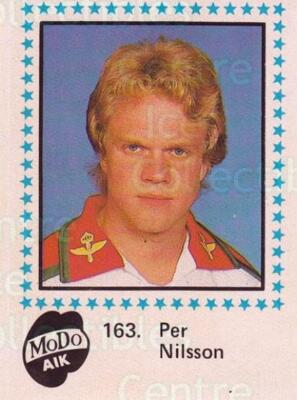 1983-84 Swedish Semic Elitserien Stickers #163 Per Nilsson