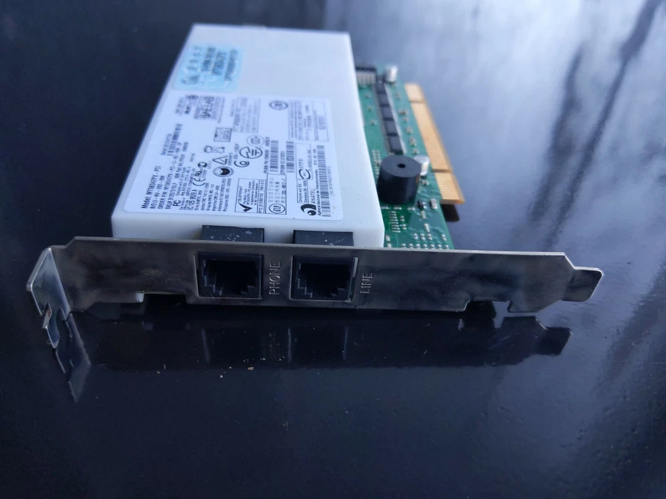 Multi-Tech 56Kbps Data/Fax Modem Card MT5634ZPX-PCI-U-NV-IBM-SP - Image 4 of 4