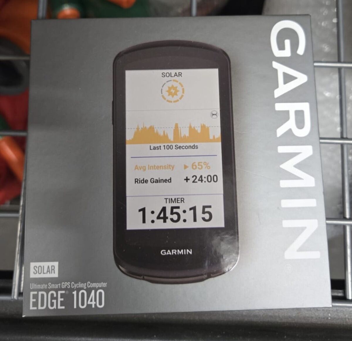 Garmin Edge 1040 Solar GPS Bike Computer Device - Black (010 Garmin Edge 1040 Solar GPS Bike Computer Device - Black (010