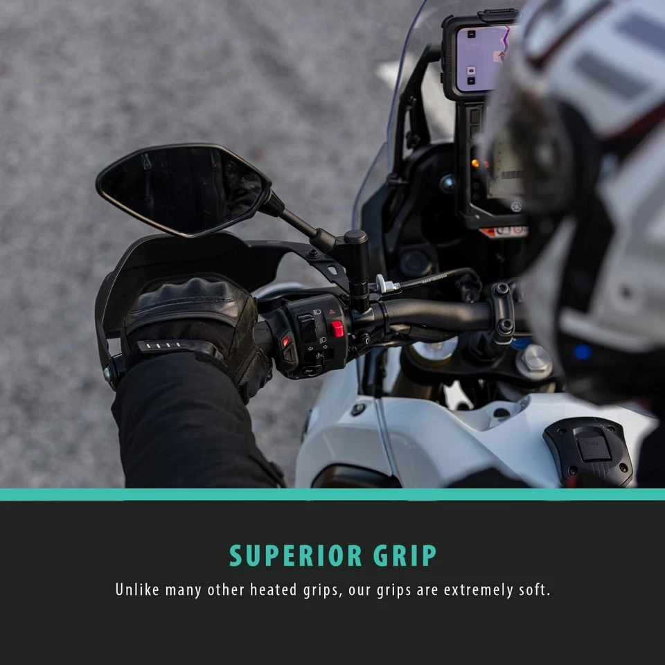 Premium Motorrad Beheizt Griff Stange Slim Kontrolle Best Kauf Zuerkennen 120mm - Bild 4 von 4