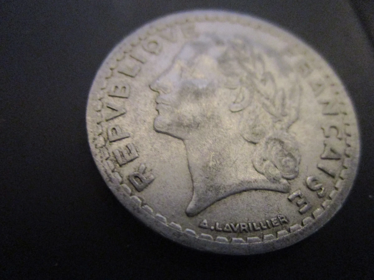 未曾流通1947 年法国硬币| eBay