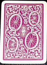 LB29 Swap Playing Cards 1 OLD WIDE ENGLISH BICYCLE WHEELS PATTERNS