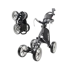 Spring Golf Ready, Convenient Cart with Cooler & Multiple Storage Options