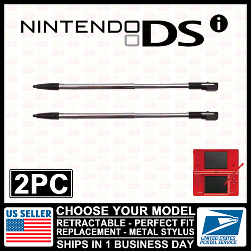 Metal Retractable Stylus For Nintendo NEW/3DS/2DS/DSi/XL/DS/Lite/LL Touch Pen - Picture 63 of 68