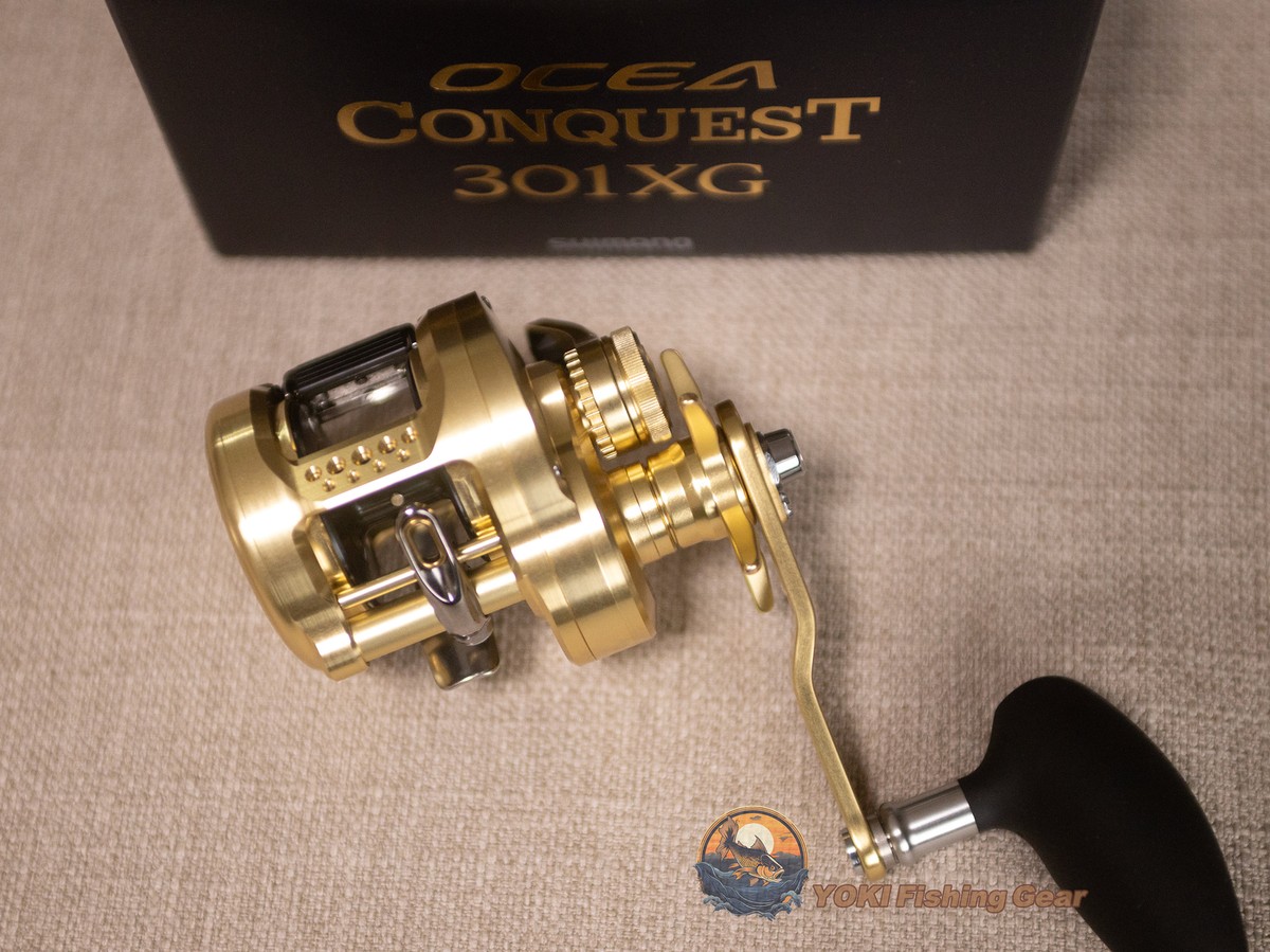 【MC】SHIMANO OCEA CONQUEST 301XG Shimano 22 OCEA Conquest 301HG Left Handle Bait Reel | eBay