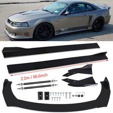 For Ford Mustang Front Bumper Lip Chin Spoiler Splitter Body Kitside Skirt For Ford Mustang Front Bumper Lip Chin Spoiler Splitter Body Kitside Skirt
