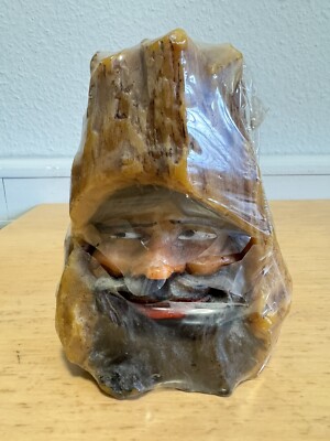 Alte Kerze, Baumstamm, Wicht in Verpackung noch, ca. 20 cm hoch