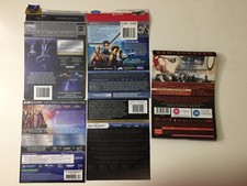 J-Cards for steelbook blu-ray movies NO CASE OR DISC Lot of 6