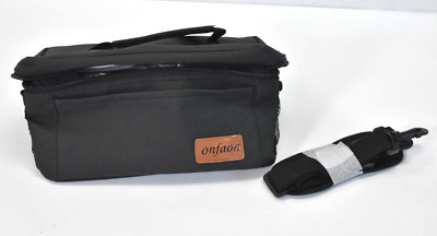 Onfaon Cooler Bag Lunch Box Pack w Removable Strap Holds 6 Cans Portable