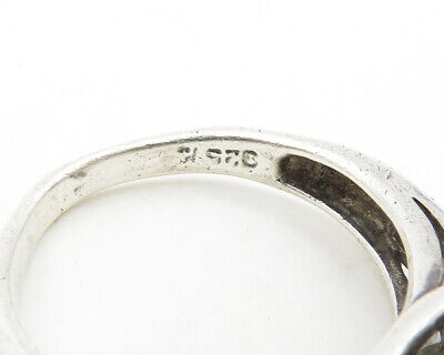 925 Sterling Silver Vintage Cubic Zirconia Shiny Band Ring 925 Sterling Silver Vintage Cubic Zirconia Shiny Band Ring