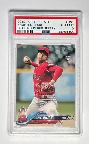 Shohei Ohtani 2018 Topps Update #US1 Rookie Card RC PSA 10 GEM MINT