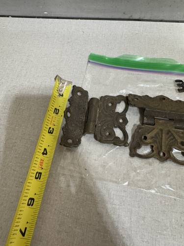 (2) Antique Art Nouveau Stunning Hinge - Picture 3 of 4