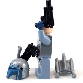 LEGO Star Wars Jango Fett Minifigure in 2013 Episode 2 set 75015 Smile