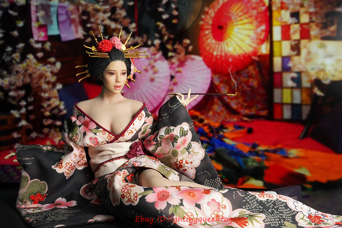 SUPER DUCK SET052 1/6 The Japanese Geisha Head & Clothes
