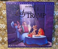 Lady And The Tramp 1955 CAV Widescreen LASERDISC Cover VG Discs VG To VG 