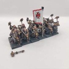 Warhammer The Old World Empire Teutogen Guard inc Command - Painted AW055