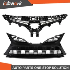 Labwork Front Upper Lower Bumper Grille Assembly For 2021 2022 Toyota Camry SE