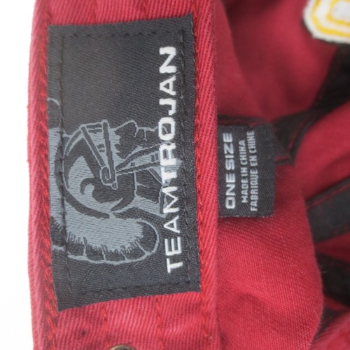 USC Trojans Strap Back Hat Cap Red Embroidered College Team Baseball Sports - Picture 14 of 16