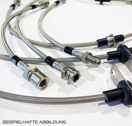 Für Opel Rekord C 1.9 90PS Stufenh. Stahlflex Bremsleitungen - Bild 3 von 5