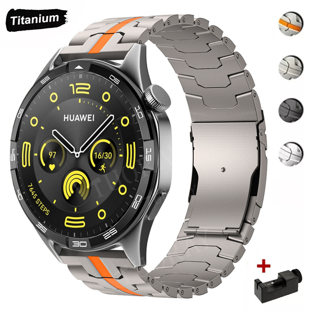 Watch Band For Garmin VENU Vivoactive 265 255 Titanium Metal