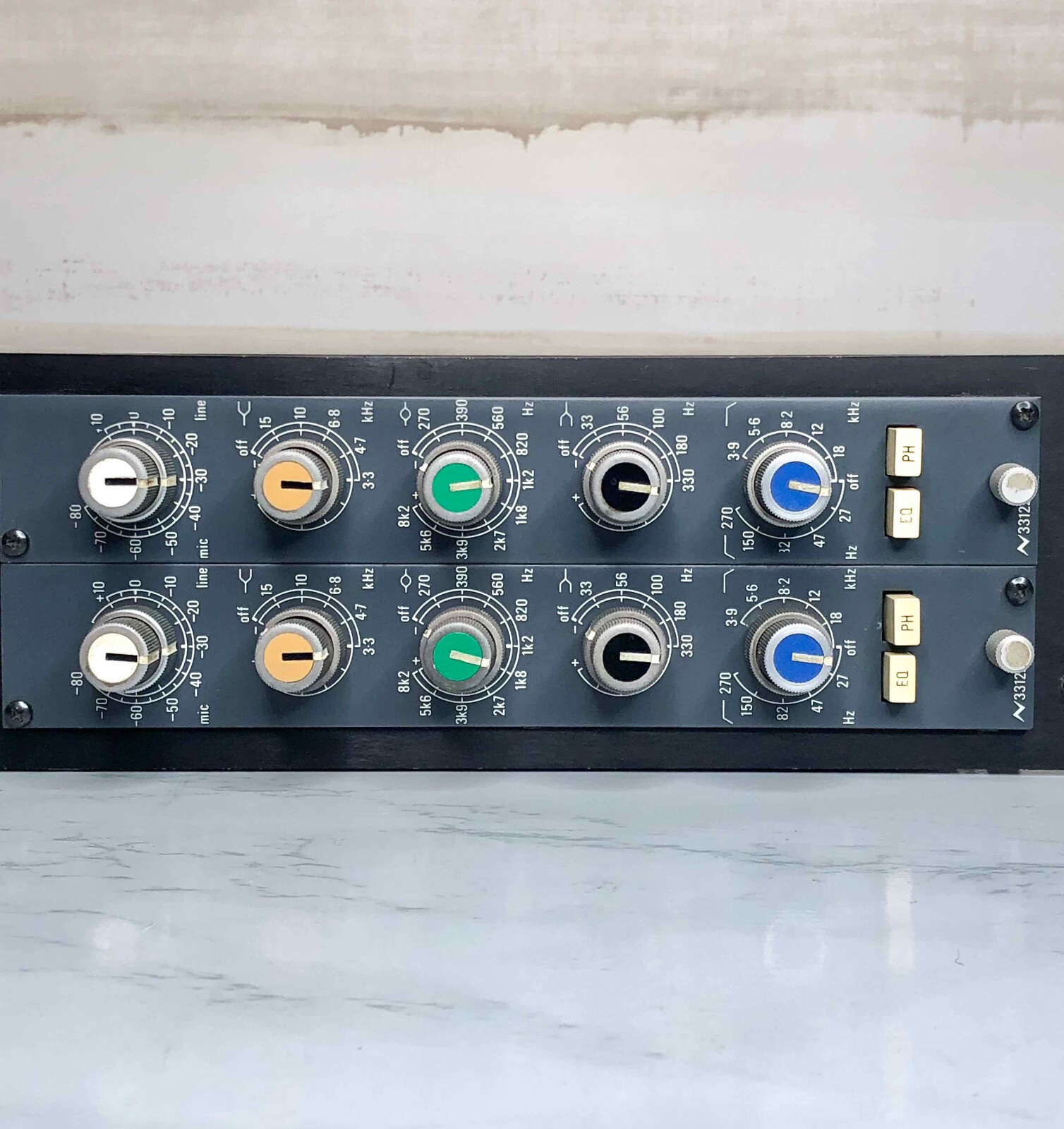 Neve 33122A Mic Preamp and Equalizer Racked Pair eBay