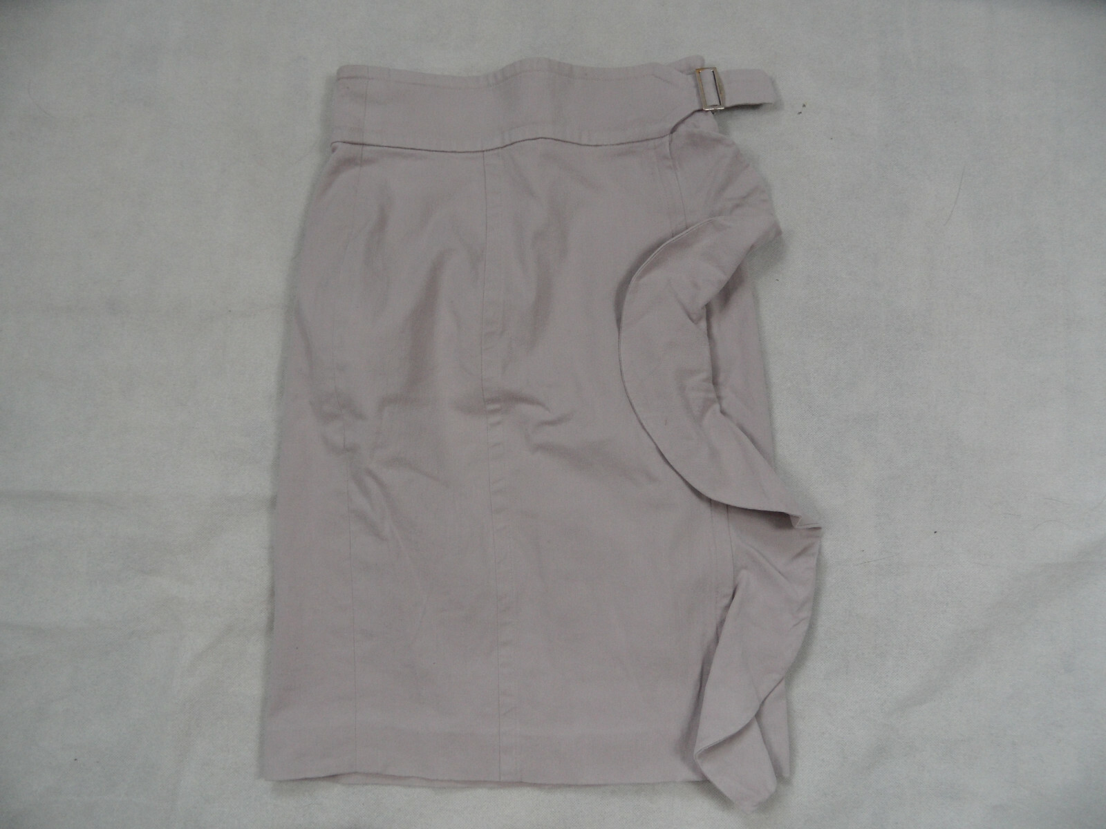 SAINT LAURENT YVES SAINT LAURANT minigonna chic volant laterale rosa taglia fr. 36 TOP BI720