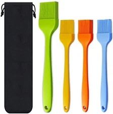 2/3/4/5 PCS 10.2"+8.2" Silicone Basting Pastry Barbecue oil Brush BBQ Kitchen