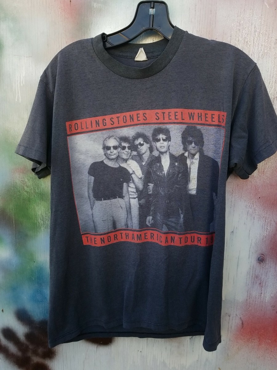トップス 1989 The Rolling Stones Budweiser sweat Vintage 1989 Rolling Stones Budweiser Steel Wheels Tour