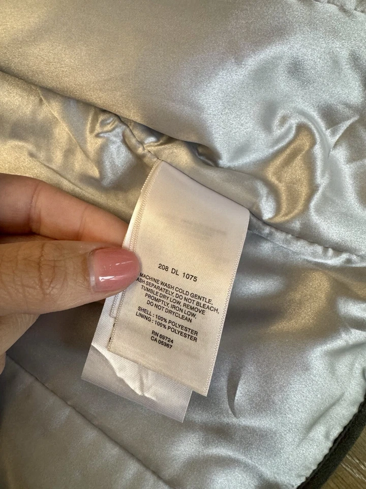 Pacific Trail Western Wonder Ladies XL Zip Up Outdoor Vest NWT Gray Poly Silky L - Image 4 of 4